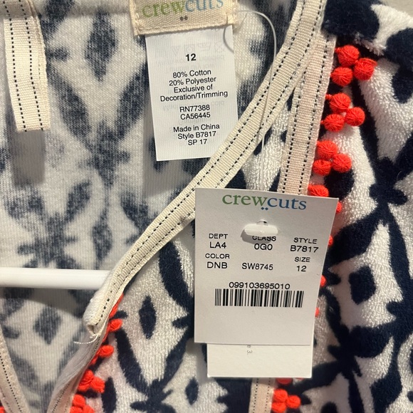 Crewcuts Girls terry cloth coverup - Picture 3 of 3